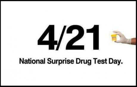 4-21 - surprise urine test.
